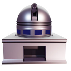 3D rendering observatory object