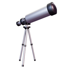3D rendering telescope object