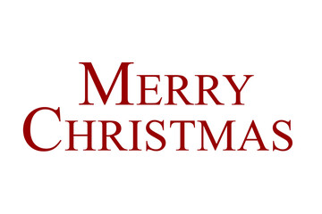 Digital png illustration of christmas text on transparent background