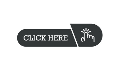 click here sign on white background	