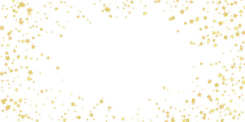 Magic stars vector overlay.  Gold stars scattered