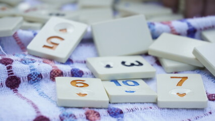 Rummikub game stones