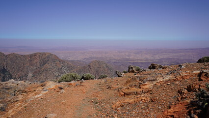 The beautiful mountain peak of Adad Medni in Morocco 1470m