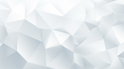 polygon white abstract background, origami shapes background - obrazy, fototapety, plakaty