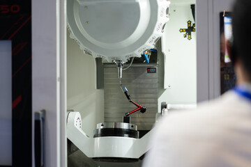 machine working in factory