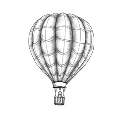 travel hot air balloon ai generated