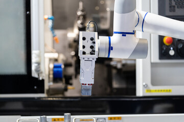 robot working in factory