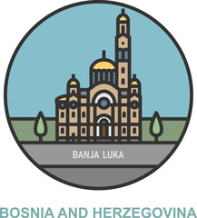 Banja Luka. Cities and towns in Bosnia and herzegovina