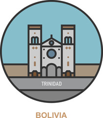 Trinidad. Cities and towns in Bolivia