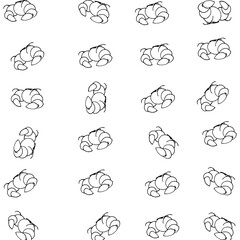 pattern with hand drawn vector seamless pattern with crab seamless pattern background	