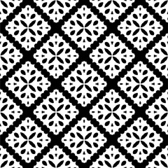 Abstract seamless monochrome pattern on white background for coloring Repeating pattern for banner, card, invitation, postcard, textile, fabric, wrapping paper.