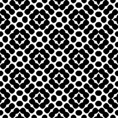 Abstract seamless monochrome pattern on white background for coloring Repeating pattern for banner, card, invitation, postcard, textile, fabric, wrapping paper.