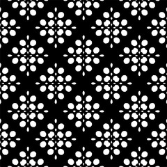 Abstract seamless monochrome pattern on white background for coloring Repeating pattern for banner, card, invitation, postcard, textile, fabric, wrapping paper.