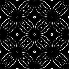 Abstract seamless monochrome pattern on white background for coloring. Design for banner, card, invitation, postcard, textile, fabric, wrapping paper.
