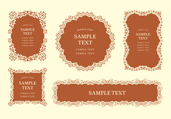 アンティーク　ビンテージ　フレーム飾り枠
