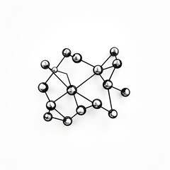chemical molecular structure ai generated