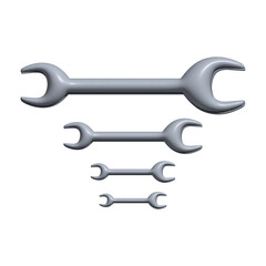3D Construction Tool Asset Ideal for graphic asset
