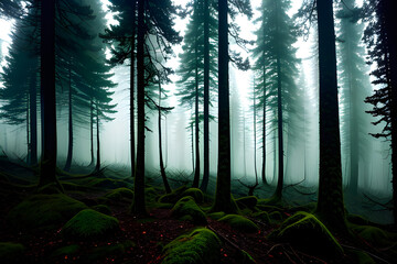 dark forest. Generative AI