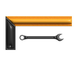 3D Construction Tool Asset Ideal for graphic asset