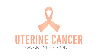 September is Uterine cancer awareness month. Healthcare and World cancer day concept. Medical Banner