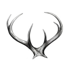head deer horn ai generated