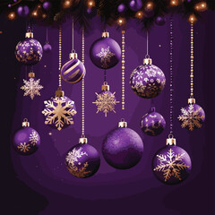 Christmas design background with text space vector