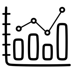 graph line icon style