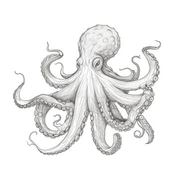 squid Octopus ai generated