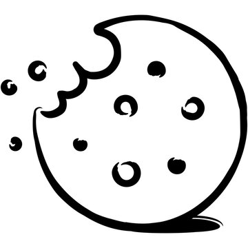 Cookie with bites