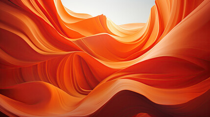 Beautiful futuristic banner with dark orange, maroon and orange color. - obrazy, fototapety, plakaty