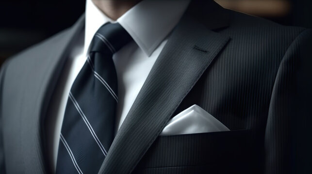 Concepto de hombre de negocios. Generado por IA.