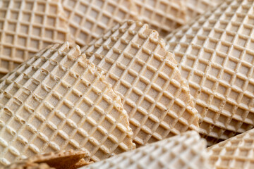 Waffle cones for ice cream