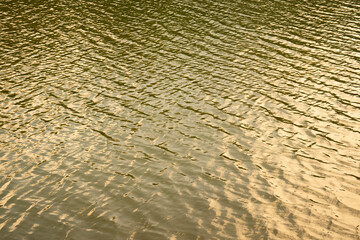 Golden water texture background for graphic design.