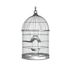 open birdcage ai generated