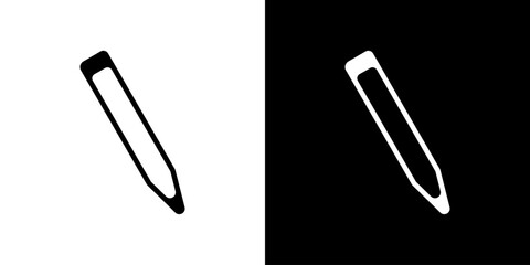 Pen and pencil icon in line stile. Outline vector illustration.