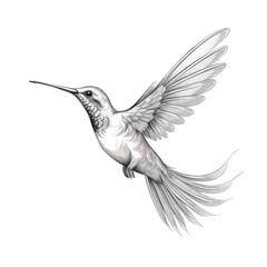 exotic beautiful hummingbird ai generated