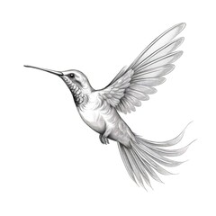 Obraz premium exotic beautiful hummingbird ai generated