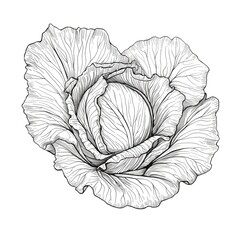 green cabbage ai generated