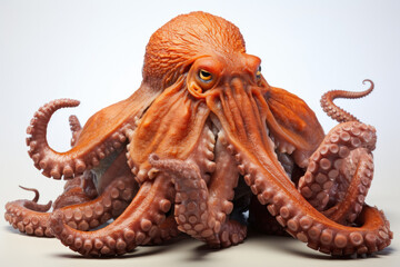 Fototapeta premium Octopus on a white background