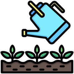 watering can icon, are often used in design, websites, or applications, banner, flyer to convey specific concepts related to autumn seasons.