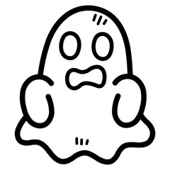 ghost line icon style