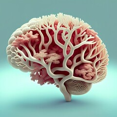 Human Brain as a Coral