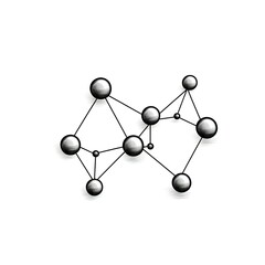 dna molecular structure ai generated