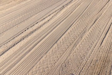 Rural road for cars and transport