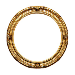 Vintage gold frame with intricate details. A beautiful art object for any room 5