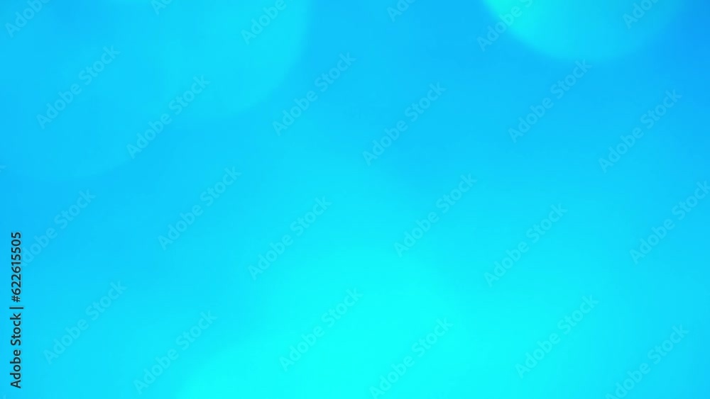 Sticker abstract blue bokeh background. amazing light leaks and blur bokeh shiny overflows.
