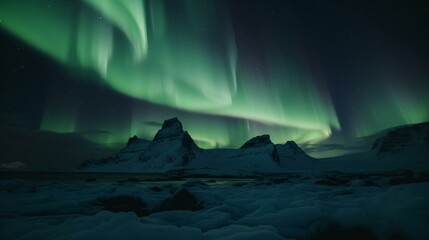 Naklejka premium landscape with mountains and clouds