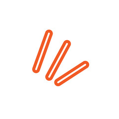 Obraz premium Abstract Doodle Outline