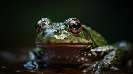 frog on a leaf