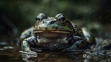 Obraz premium frog in the pond
